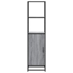 vidaXL Dulap nalt gri Sonoma 35,5x35x139 cm lemn prelucrat
