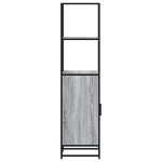 vidaXL Dulap nalt gri Sonoma 35,5x35x139 cm lemn prelucrat