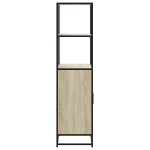 vidaXL Dulapuru Stejar Sonoma 68x35x139 cm lemn și metal prelucrat vidaXL Dulapuru Stejar Sonoma 68x35x139 cm lemn și metal prelucrat