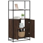 vidaXL Dulapuru Stejar maro 68x35x139 cm lemn și metal prelucrat vidaXL Dulapuru Stejar maro 68x35x139 cm lemn și metal prelucrat