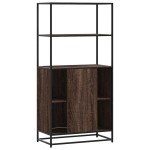 vidaXL Dulapuru Stejar maro 68x35x139 cm lemn și metal prelucrat vidaXL Dulapuru Stejar maro 68x35x139 cm lemn și metal prelucrat