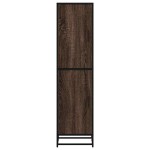 vidaXL Dulapuru stejar maro 35,5x35x139 cm lemn și metal prelucrat vidaXL Dulapuru stejar maro 35,5x35x139 cm lemn și metal prelucrat