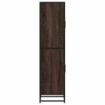 vidaXL Dulapuru stejar maro 35,5x35x139 cm lemn și metal prelucrat vidaXL Dulapuru stejar maro 35,5x35x139 cm lemn și metal prelucrat