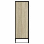 vidaXL Dulapuru Stejar Sonoma 68x35x106,5 cm lemn și metal prelucrat vidaXL Dulapuru Stejar Sonoma 68x35x106,5 cm lemn și metal prelucrat