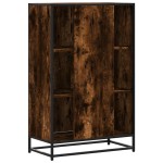 vidaXL Dulapuru stejar afumat 68x35x106,5 cm lemn și metal prelucrat vidaXL Dulapuru stejar afumat 68x35x106,5 cm lemn și metal prelucrat