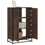 vidaXL Dulapuru stejar maro 68x35x106,5 cm lemn și metal prelucrat vidaXL Dulapuru stejar maro 68x35x106,5 cm lemn și metal prelucrat