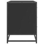 vidaXL Dulap cu sertare, negru, 70x41x56 cm, lemn compozit vidaXL Dulap cu sertare, negru, 70x41x56 cm, lemn compozit