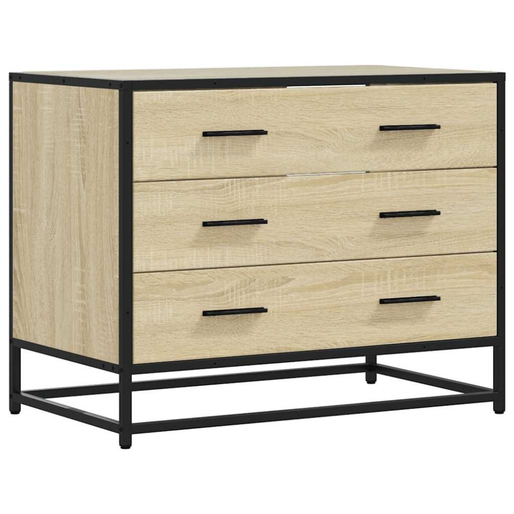 vidaXL Dulap cu sertare, stejar sonoma, 70x41x56 cm, lemn compozit