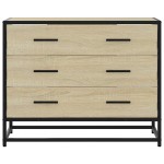 vidaXL Dulap cu sertare, stejar sonoma, 70x41x56 cm, lemn compozit vidaXL Dulap cu sertare, stejar sonoma, 70x41x56 cm, lemn compozit