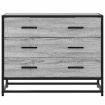 vidaXL Dulap cu sertar, gri sonoma, 70x41x56 cm, lemn prelucrat vidaXL Dulap cu sertar, gri sonoma, 70x41x56 cm, lemn prelucrat