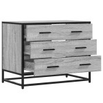 vidaXL Dulap cu sertar, gri sonoma, 70x41x56 cm, lemn prelucrat vidaXL Dulap cu sertar, gri sonoma, 70x41x56 cm, lemn prelucrat