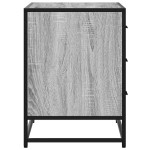 vidaXL Dulap cu sertar, gri sonoma, 70x41x56 cm, lemn prelucrat vidaXL Dulap cu sertar, gri sonoma, 70x41x56 cm, lemn prelucrat