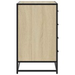 vidaXL Dulap cu sertare, stejar sonoma, 70x41x70 cm, lemn compozit vidaXL Dulap cu sertare, stejar sonoma, 70x41x70 cm, lemn compozit