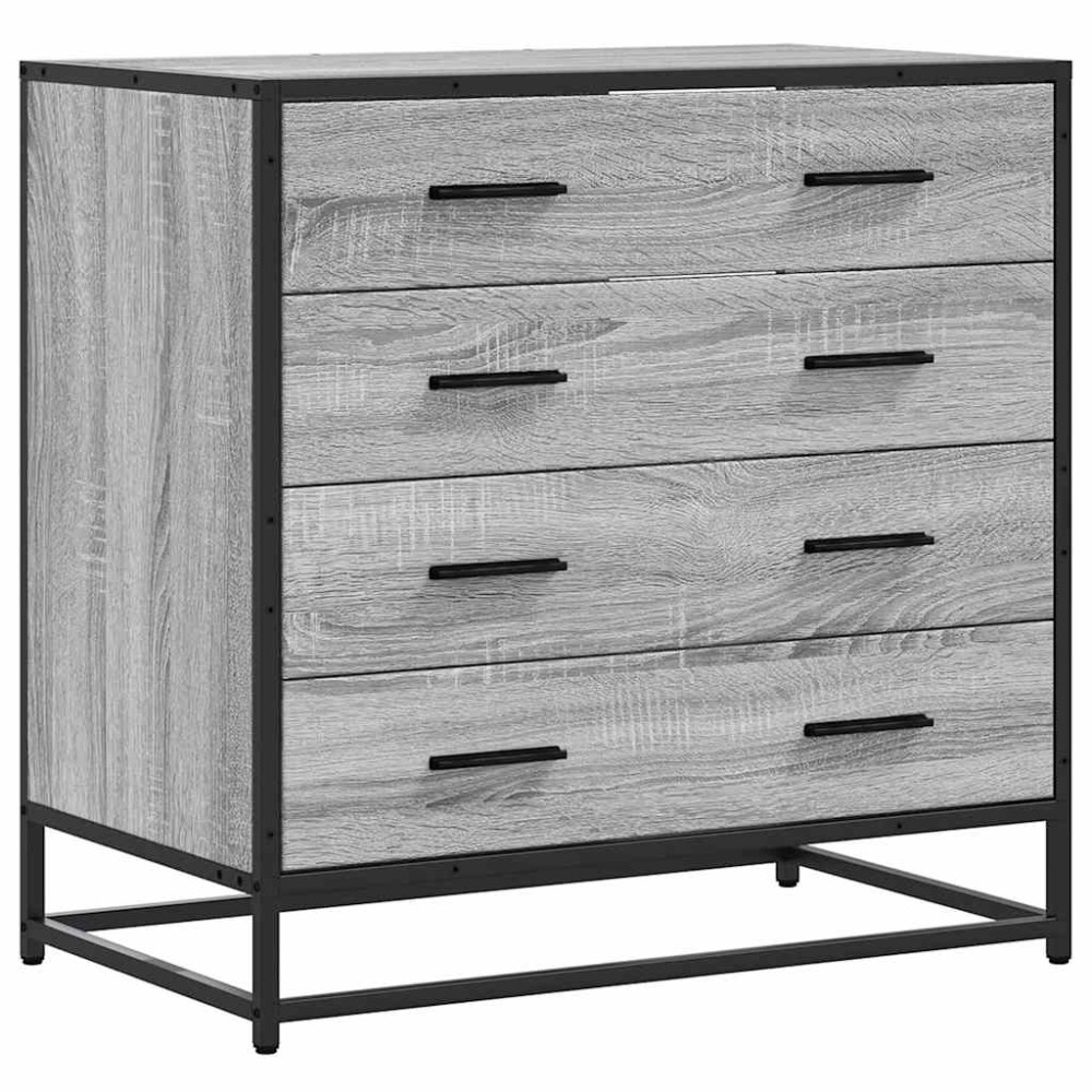 vidaXL Dulap cu sertar, gri sonoma, 70x41x70 cm, lemn prelucrat