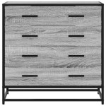 vidaXL Dulap cu sertar, gri sonoma, 70x41x70 cm, lemn prelucrat vidaXL Dulap cu sertar, gri sonoma, 70x41x70 cm, lemn prelucrat