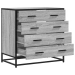 vidaXL Dulap cu sertar, gri sonoma, 70x41x70 cm, lemn prelucrat vidaXL Dulap cu sertar, gri sonoma, 70x41x70 cm, lemn prelucrat