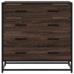 vidaXL Dulap cu sertar, stejar maro, 70x41x70 cm, lemn prelucrat vidaXL Dulap cu sertar, stejar maro, 70x41x70 cm, lemn prelucrat