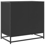 vidaXL Dulap cu sertare, negru, 70x41x70 cm, lemn compozit vidaXL Dulap cu sertare, negru, 70x41x70 cm, lemn compozit