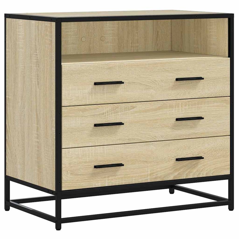 vidaXL Dulap cu sertare, stejar sonoma, 70x41x70 cm, lemn compozit