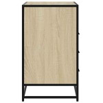 vidaXL Dulap cu sertare, stejar sonoma, 70x41x70 cm, lemn compozit vidaXL Dulap cu sertare, stejar sonoma, 70x41x70 cm, lemn compozit
