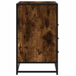 vidaXL Dulap cu sertar, stejar fumuriu, 70x41x70 cm, lemn prelucrat vidaXL Dulap cu sertar, stejar fumuriu, 70x41x70 cm, lemn prelucrat