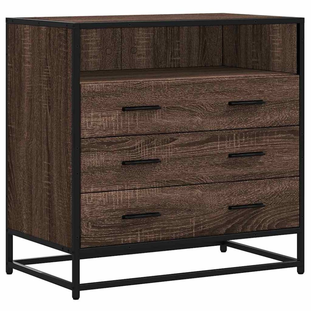vidaXL Dulap cu sertar, stejar maro, 70x41x70 cm, lemn prelucrat