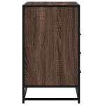 vidaXL Dulap cu sertar, stejar maro, 70x41x70 cm, lemn prelucrat
