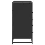 vidaXL Dulap cu sertare, negru, 70x41x83,5 cm, lemn prelucrat vidaXL Dulap cu sertare, negru, 70x41x83,5 cm, lemn prelucrat