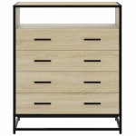 vidaXL Dulap cu sertare, stejar sonoma, 70x41x83,5 cm, lemn prelucrat vidaXL Dulap cu sertare, stejar sonoma, 70x41x83,5 cm, lemn prelucrat