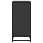 vidaXL Bibliotecă, negru, 40x35x76 cm, lemn prelucrat