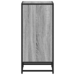 vidaXL Bibliotecă, gri sonoma, 40x35x76 cm, lemn prelucrat