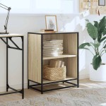 vidaXL Bibliotecă, stejar Sonoma,60x35x76 cm, PAL