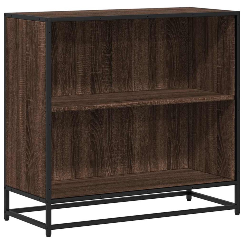 vidaXL Bibliotecă, stejar fumuriu, 60x35x76 cm, lemn prelucrat