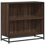 vidaXL Bibliotecă, stejar fumuriu, 60x35x76 cm, lemn prelucrat vidaXL Bibliotecă, stejar fumuriu, 60x35x76 cm, lemn prelucrat