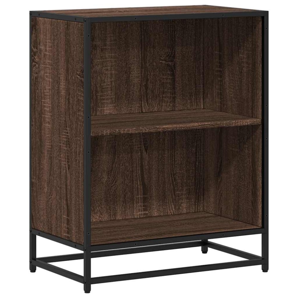 vidaXL Bibliotecă, stejar maro, 60x35x76 cm, lemn prelucrat