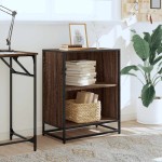 vidaXL Bibliotecă, stejar maro, 60x35x76 cm, lemn prelucrat vidaXL Bibliotecă, stejar maro, 60x35x76 cm, lemn prelucrat