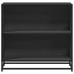 vidaXL Bibliotecă, negru, 80,5x35x76 cm, lemn prelucrat vidaXL Bibliotecă, negru, 80,5x35x76 cm, lemn prelucrat