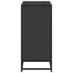 vidaXL Bibliotecă, negru, 80,5x35x76 cm, lemn prelucrat vidaXL Bibliotecă, negru, 80,5x35x76 cm, lemn prelucrat