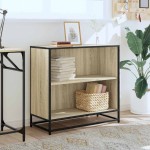 vidaXL Bibliotecă, stejar sonoma, 80,5x35x76 cm, lemn prelucrat vidaXL Bibliotecă, stejar sonoma, 80,5x35x76 cm, lemn prelucrat