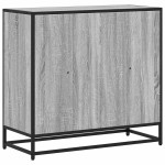 vidaXL Bibliotecă, gri sonoma, 80,5x35x76 cm, lemn prelucrat vidaXL Bibliotecă, gri sonoma, 80,5x35x76 cm, lemn prelucrat