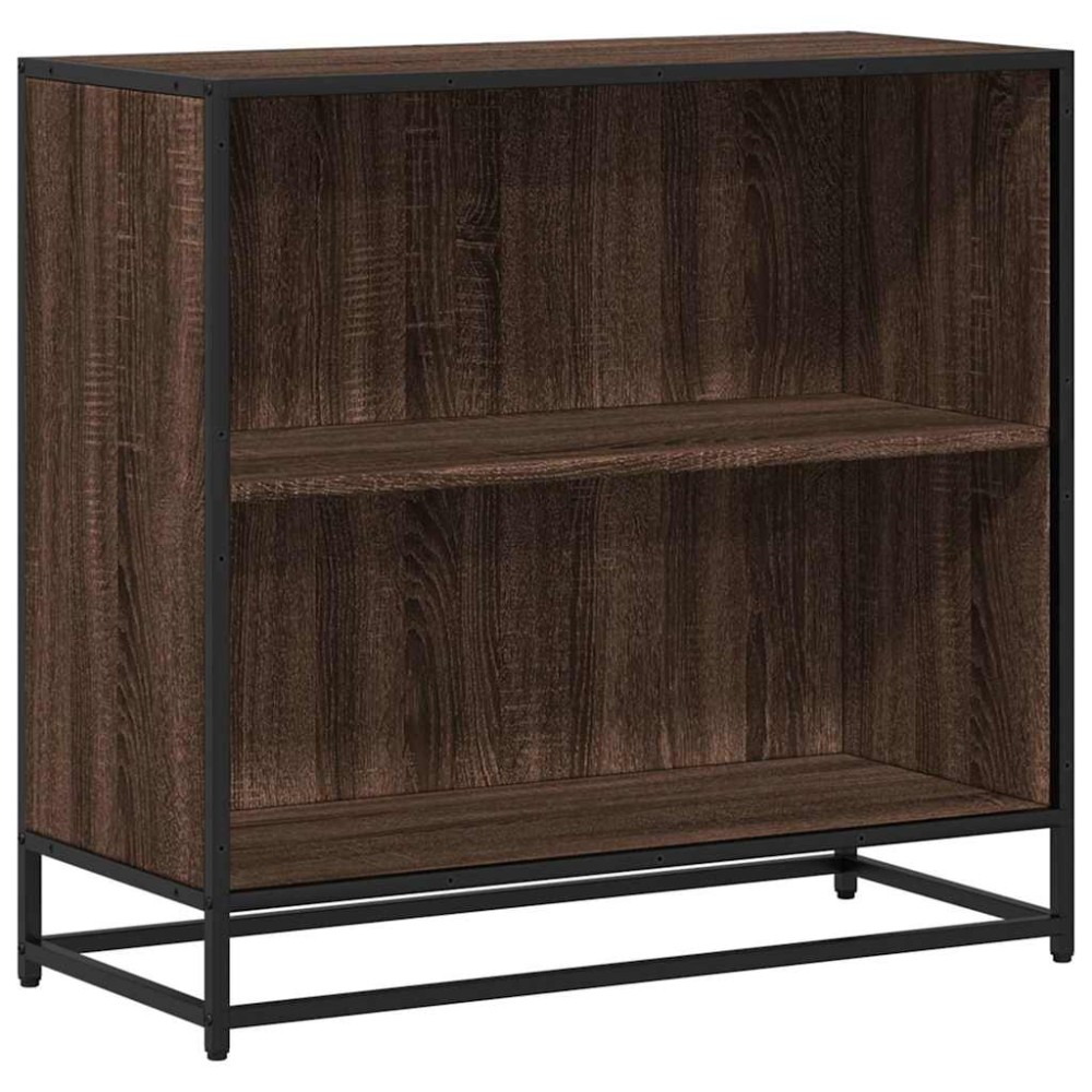 vidaXL Bibliotecă, stejar maro, 80,5x35x76 cm, lemn prelucrat