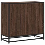 vidaXL Bibliotecă, stejar maro, 80,5x35x76 cm, lemn prelucrat vidaXL Bibliotecă, stejar maro, 80,5x35x76 cm, lemn prelucrat