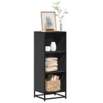vidaXL Dulap cu cărți negru 40x35x107,5 cm lemn prelucrat vidaXL Dulap cu cărți negru 40x35x107,5 cm lemn prelucrat