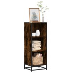 vidaXL Bibliotecă, stejar fumuriu, 40x35x107,5 cm, lemn prelucrat vidaXL Bibliotecă, stejar fumuriu, 40x35x107,5 cm, lemn prelucrat