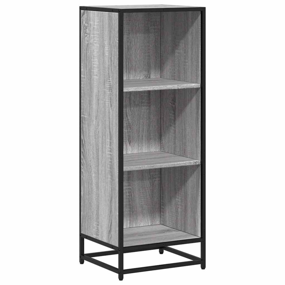 vidaXL Bibliotecă, gri sonoma, 40x35x107,5 cm, lemn prelucrat
