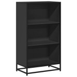 vidaXL Dulap cu cărți negru 60x35x107,5 cm lemn prelucrat vidaXL Dulap cu cărți negru 60x35x107,5 cm lemn prelucrat