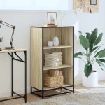 vidaXL Bibliotecă, stejar Sonoma, 60x35x107,5 cm, PAL vidaXL Bibliotecă, stejar Sonoma, 60x35x107,5 cm, PAL