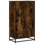 vidaXL Bibliotecă, stejar fumuriu, 60x35x107,5 cm, lemn prelucrat vidaXL Bibliotecă, stejar fumuriu, 60x35x107,5 cm, lemn prelucrat