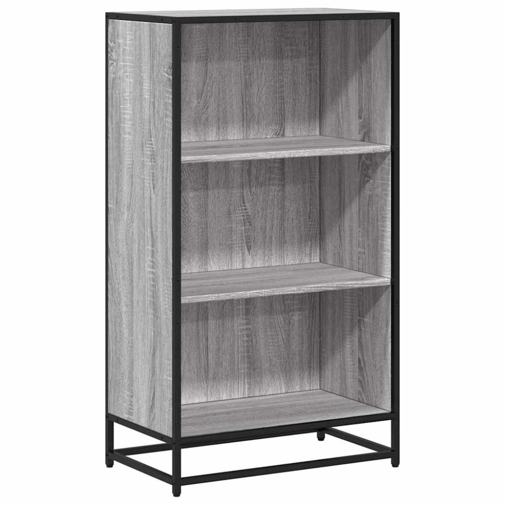 vidaXL Bibliotecă, gri sonoma, 60x35x107,5 cm, lemn prelucrat