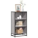 vidaXL Bibliotecă, gri sonoma, 60x35x107,5 cm, lemn prelucrat vidaXL Bibliotecă, gri sonoma, 60x35x107,5 cm, lemn prelucrat
